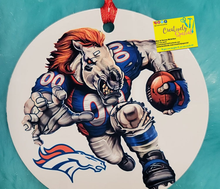 NFL Themed Mascot Ornaments