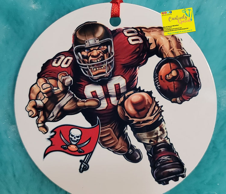 NFL Themed Mascot Ornaments