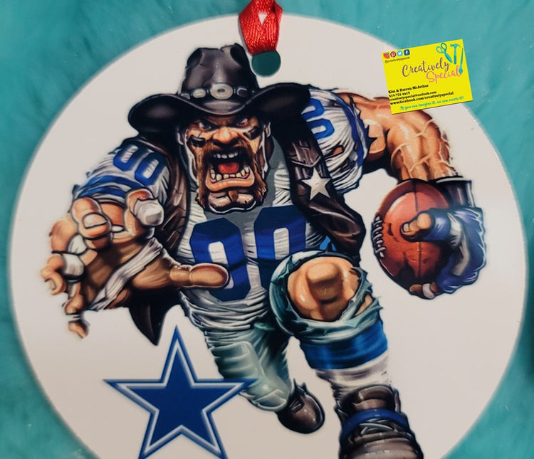 NFL Themed Mascot Ornaments