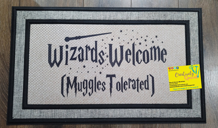 Wizards Welcome Door mat
