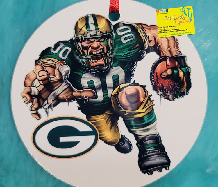 NFL Themed Mascot Ornaments